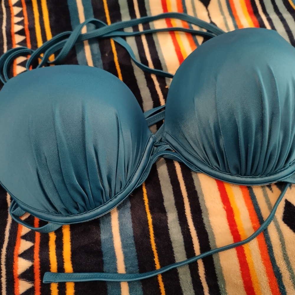Blue Women's Swim Top